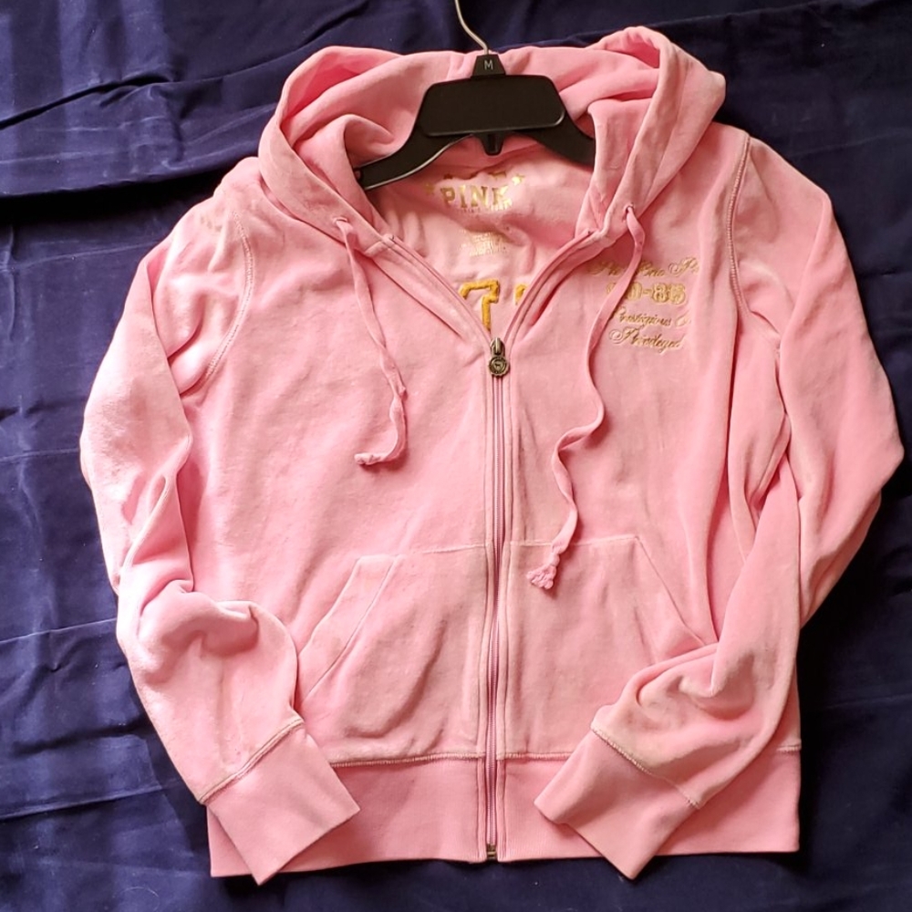 Velour zip up